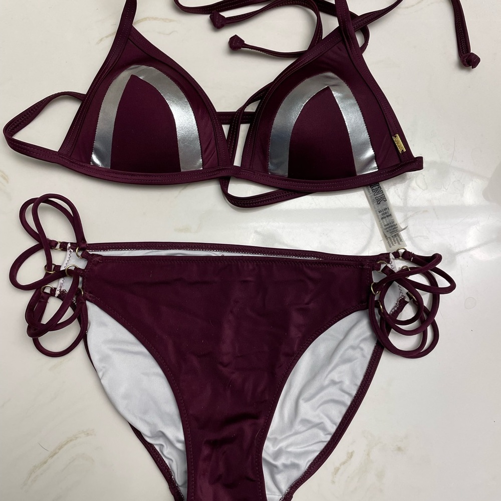 PINK Triangle Bikini